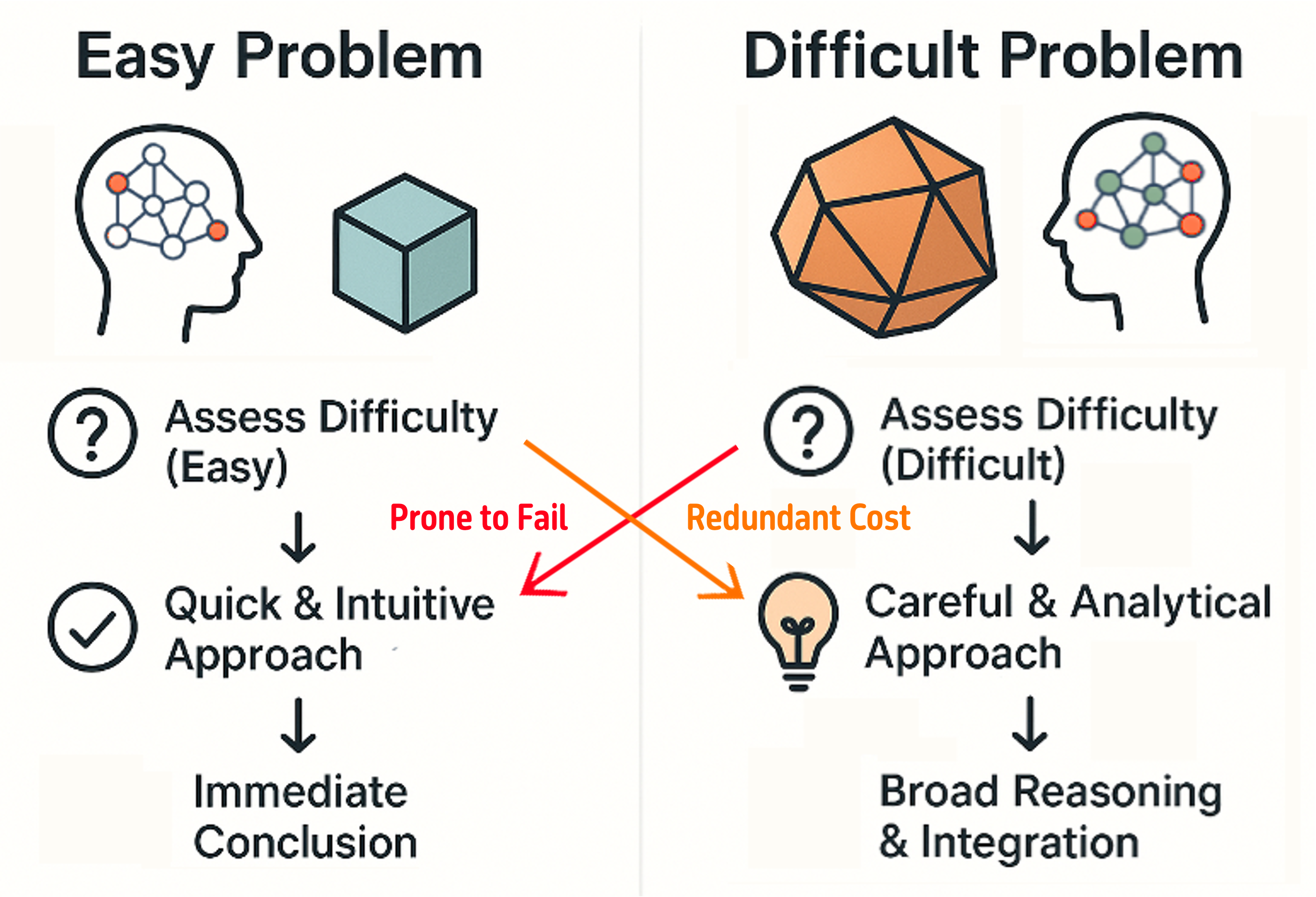 Easy vs Difficult Problem Comparison