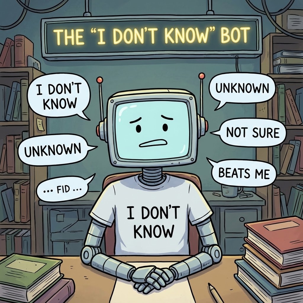 An agent that knows what it doesn't know