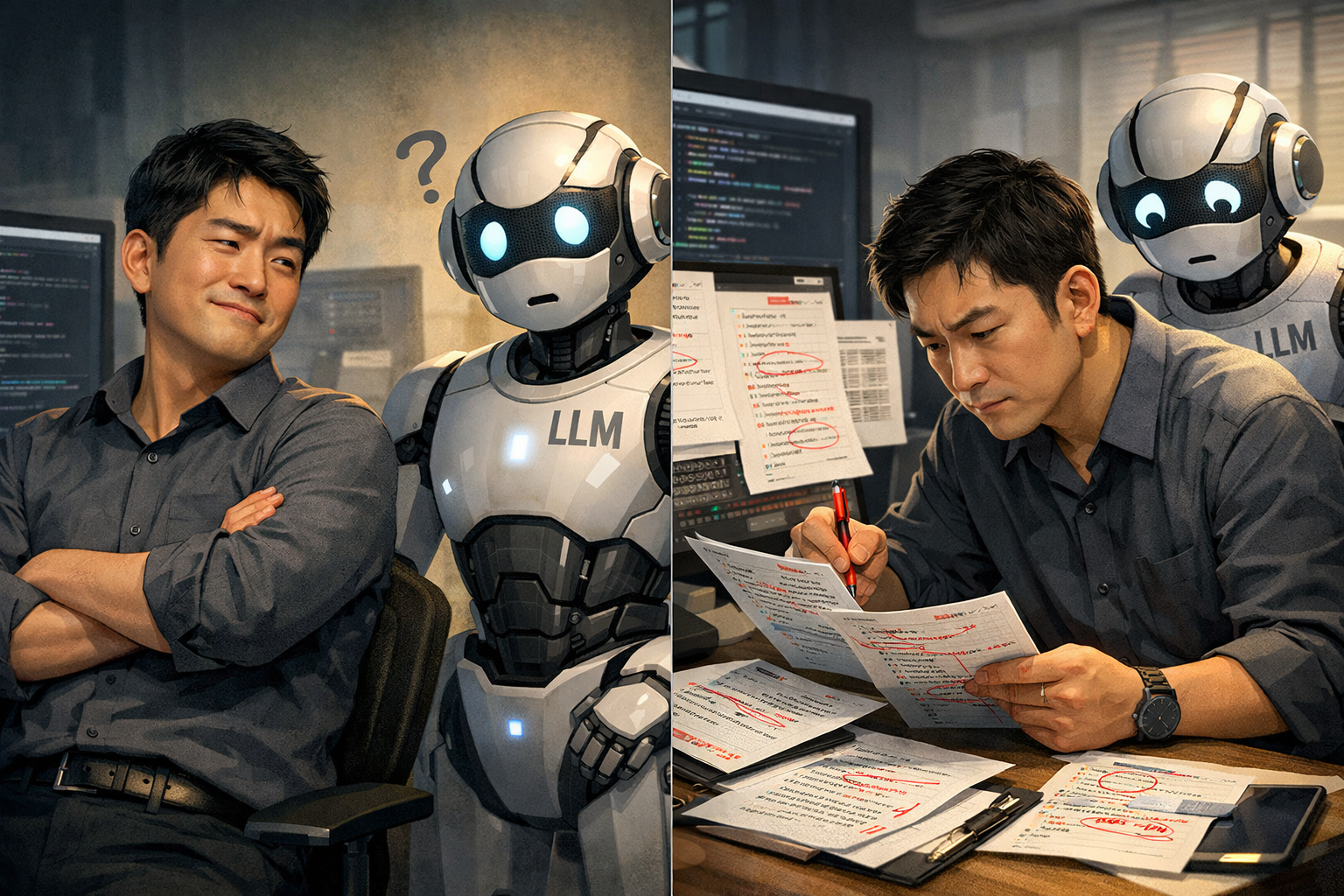 LLM이 써 주는 코드를 전적으로 믿어도 되나요?